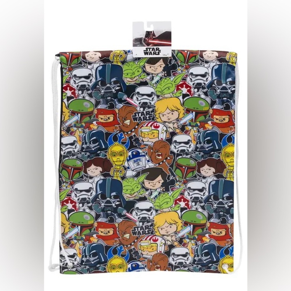 Star Wars Nylon Cinch Bag Water Resistant Backpack